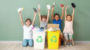 Le tri pour le recyclage et la valorisation commence dès le plus jeune âge